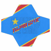 Demokratische Republik Kongo Flag Adorable Fußball (Flach)