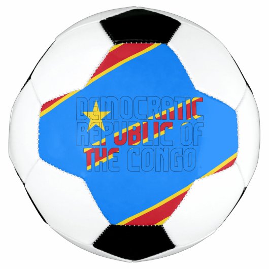 Demokratische Republik Kongo Flag Adorable Fußball (Vorderseite)