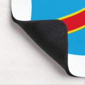 Demokratische Republik Kongo Flag Mousepad (Ecke)