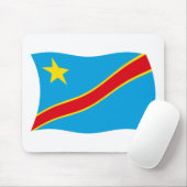 Demokratische Republik Kongo Flag Mousepad (Mit Mouse)
