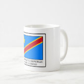 Demokratische Republik Kongo Kaffeetasse (VorderseiteRechts)