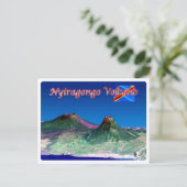 Demokratische Republik Kongo - Nyiragongo - Postkarte (Stehend Vorderseite)