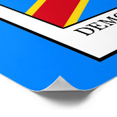 Demokratische Republik Kongo Poster (Ecke)