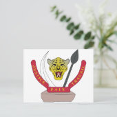 Demokratische Republik Kongo-Wappen Postkarte (Stehend Vorderseite)