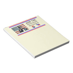 Demokratische Revolution - Notepad Notizblock