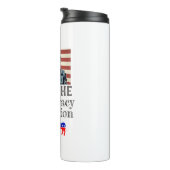 Demokratische Revolution Thermal Tumbler Thermosbecher (Nach rechts gedreht)