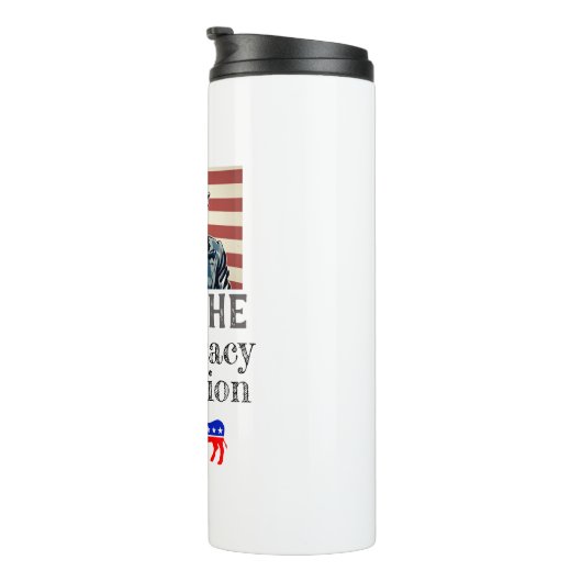 Demokratische Revolution Thermal Tumbler Thermosbecher (Nach rechts gedreht)