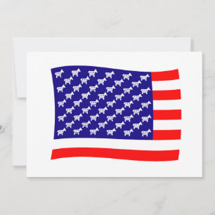 Demokratische Stars and Stripes-Flagge