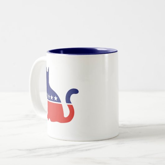 Demokratische Tasse (Vorderseite Links)