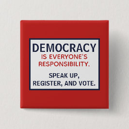 Demokratische Verantwortung Schnellstart zur Absti Button