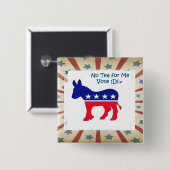 Demokratischer Abstimmungs-Knopf Button (Vorne & Hinten)