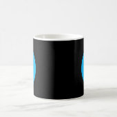 Demokratischer blauer Punkt für Nebraska oder Haup Kaffeetasse (Mittel)