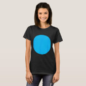 Demokratischer blauer Punkt für Nebraska oder Haup T-Shirt (Vorne ganz)