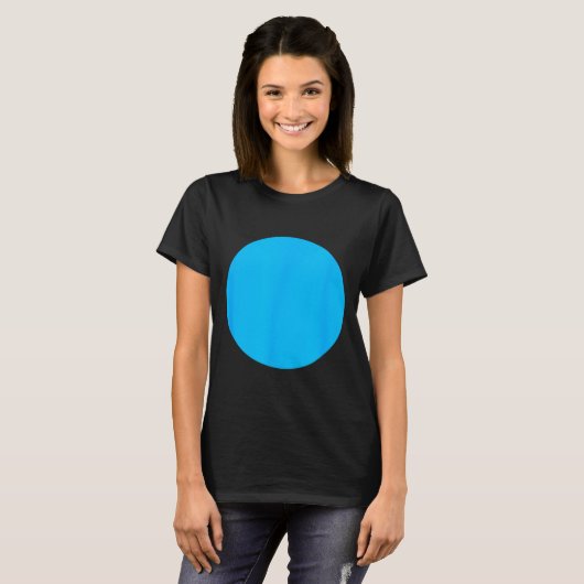 Demokratischer blauer Punkt für Nebraska oder Haup T-Shirt (Vorne ganz)