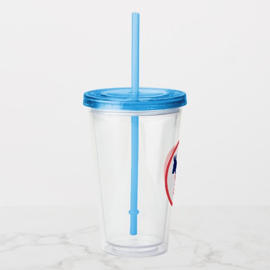 Demokratischer Donkey Acryltrinkbecher (Rechts)