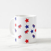 Demokratischer Donkey Kaffeetasse (Vorderseite Links)