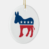 Demokratischer Donkey Keramikornament (Rechts)