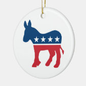 Demokratischer Donkey Keramikornament (Links)