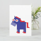 Demokratischer Donkey-Leader Einladung (Stehend Vorderseite)