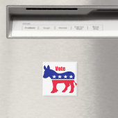 Demokratischer Donkey mit Untertitel: STIMMEN! Magnet (In Situ (Geschirrspüler))
