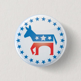 Demokratischer Esel-Knopf Button