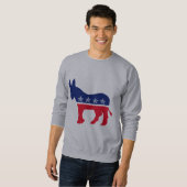 Demokratischer Esel Sweatshirt (Vorne ganz)