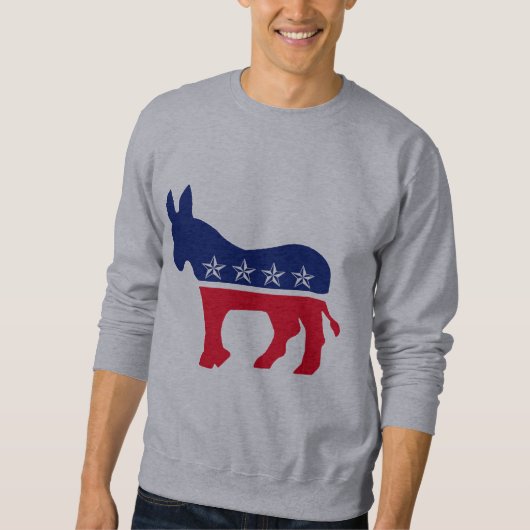 Demokratischer Esel Sweatshirt (Vorderseite)
