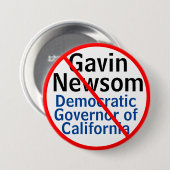 Demokratischer Gouverneur von Gavin Newsom Button (Vorne & Hinten)