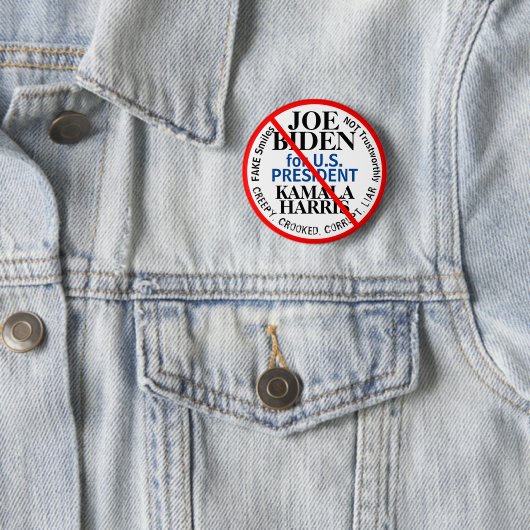 Demokratischer Joe Biden Kamala Harris Button (Beispiel)