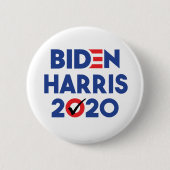 Demokratischer Knopf - Biden Harris 2020 Button (Vorderseite)