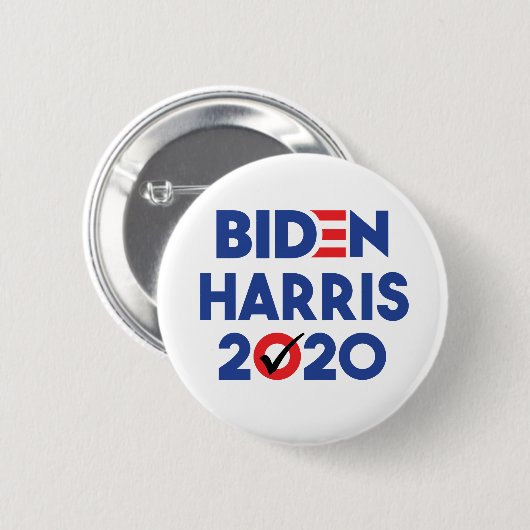 Demokratischer Knopf - Biden Harris 2020 Button (Vorne & Hinten)