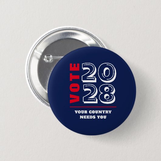 Demokratischer Konservativer Republikanischer Wahl Button (Vorne & Hinten)