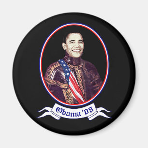 Demokratischer Ritter Obama Magnet