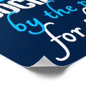 Demokratischer Sozialismus - Definition der Sozial Poster (Ecke)