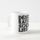 Demokratischer Sozialist Kaffeetasse (Vorderseite Links)
