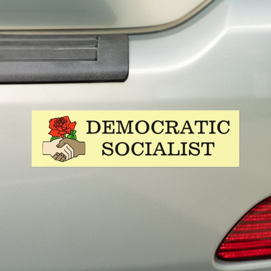 Demokratischer sozialistischer Autoaufkleber (Auf Auto)