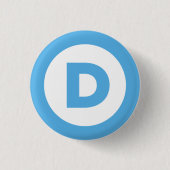 Demokratisches Logo Button (Vorderseite)