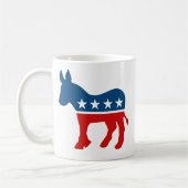 DEMOKRATISCHES LOGO KAFFEETASSE (Links)