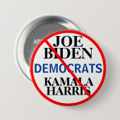 Demokratisches Party Biden Harris Button (Vorne & Hinten)