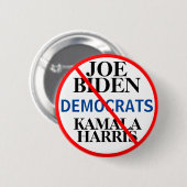 Demokratisches Party Biden Harris Button (Vorne & Hinten)