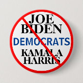 Demokratisches Party Biden Harris Button (Vorderseite)