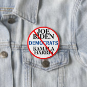 Demokratisches Party Biden Harris Button (Beispiel)