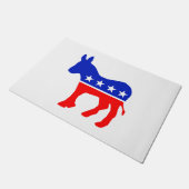 Demokratisches Party Donkey Fußmatte (Schrägansicht)