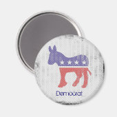 Demokratisches Party Donkey Magnet (Vorderseite/Rückseite)