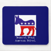 Demokratisches Party Donkey Mousepad (Vorne)