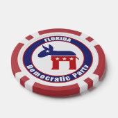 Demokratisches Party Floridas Pokerchips (Einzeln)