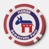 Demokratisches Party Floridas Pokerchips (Rückseite)