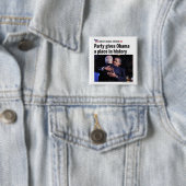 Demokratisches Party gibt Obama-Platz in der Button (Beispiel)