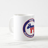 Demokratisches Party Idahos Kaffeetasse (Vorderseite Links)