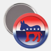 Demokratisches Party Magnet (Vorderseite/Rückseite)
